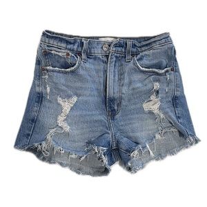 High rise mom short
